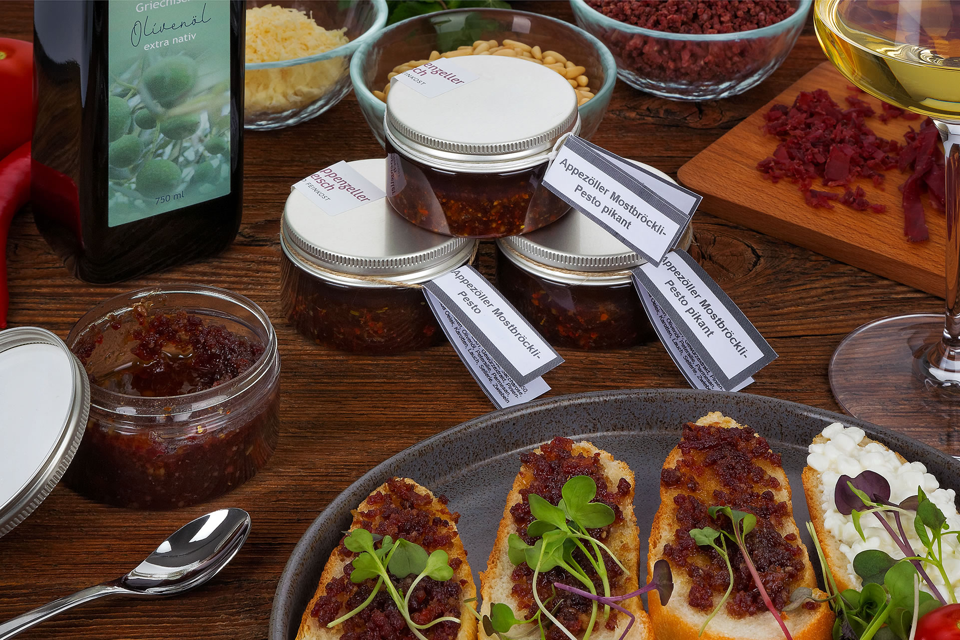 Appenzeller Mostbröckli-Pesto