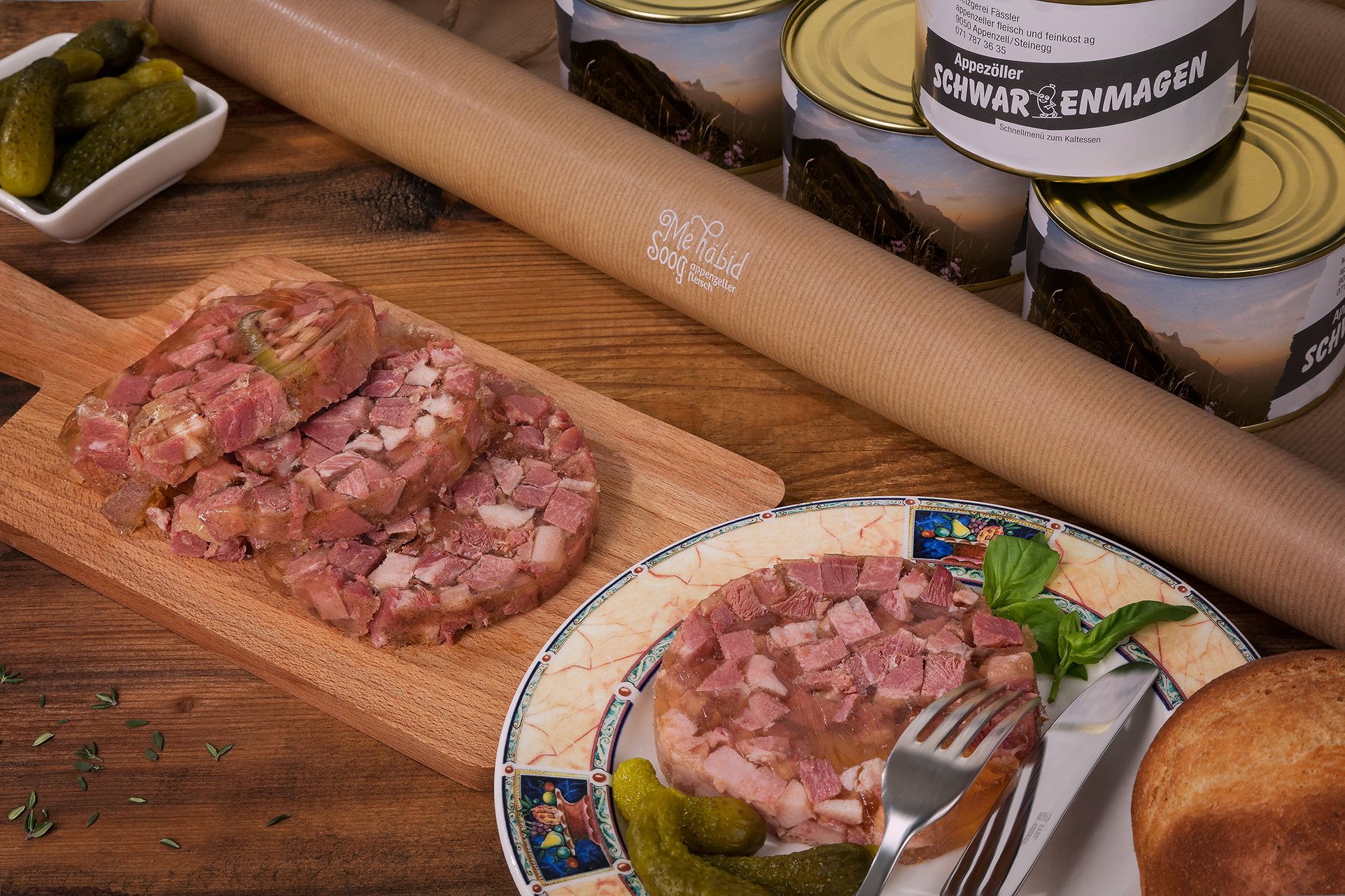 Appenzeller Schwartenmagen Halbkonserve